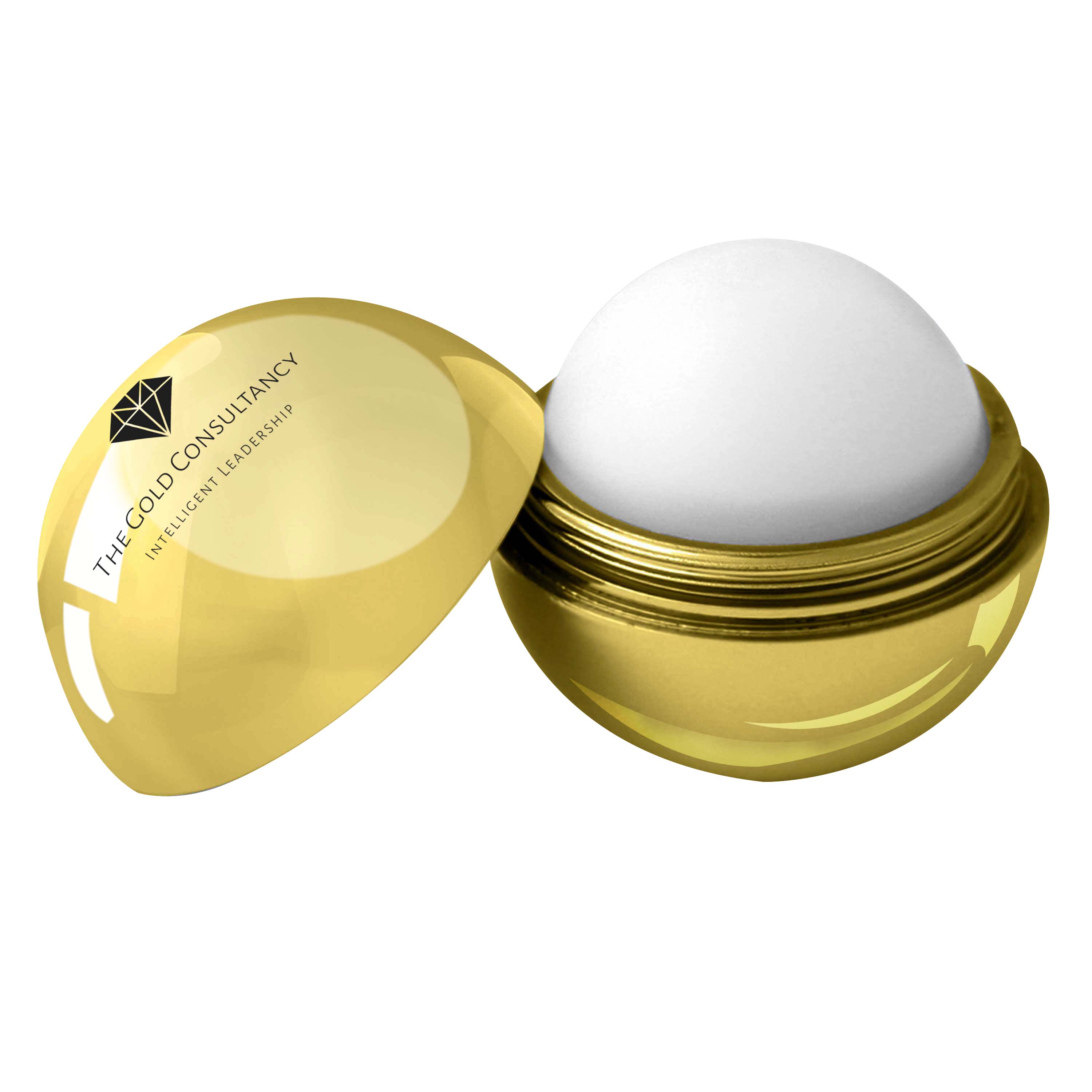 Metallic Finish Round Lip Balm 1