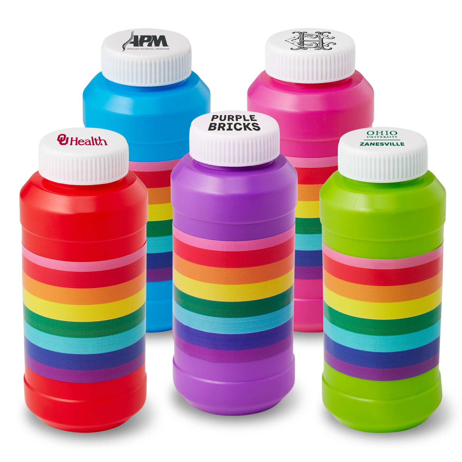 8 oz. Pride Bubbles Imprinted on Cap 1