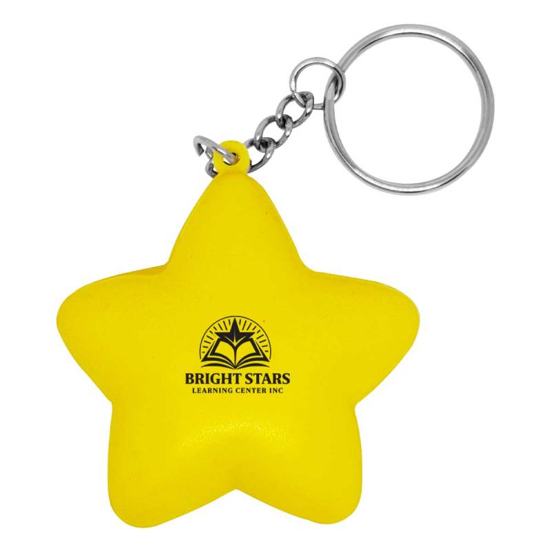 Star Stress Reliever Keychain 1 Star Stress Reliever Keychain 1