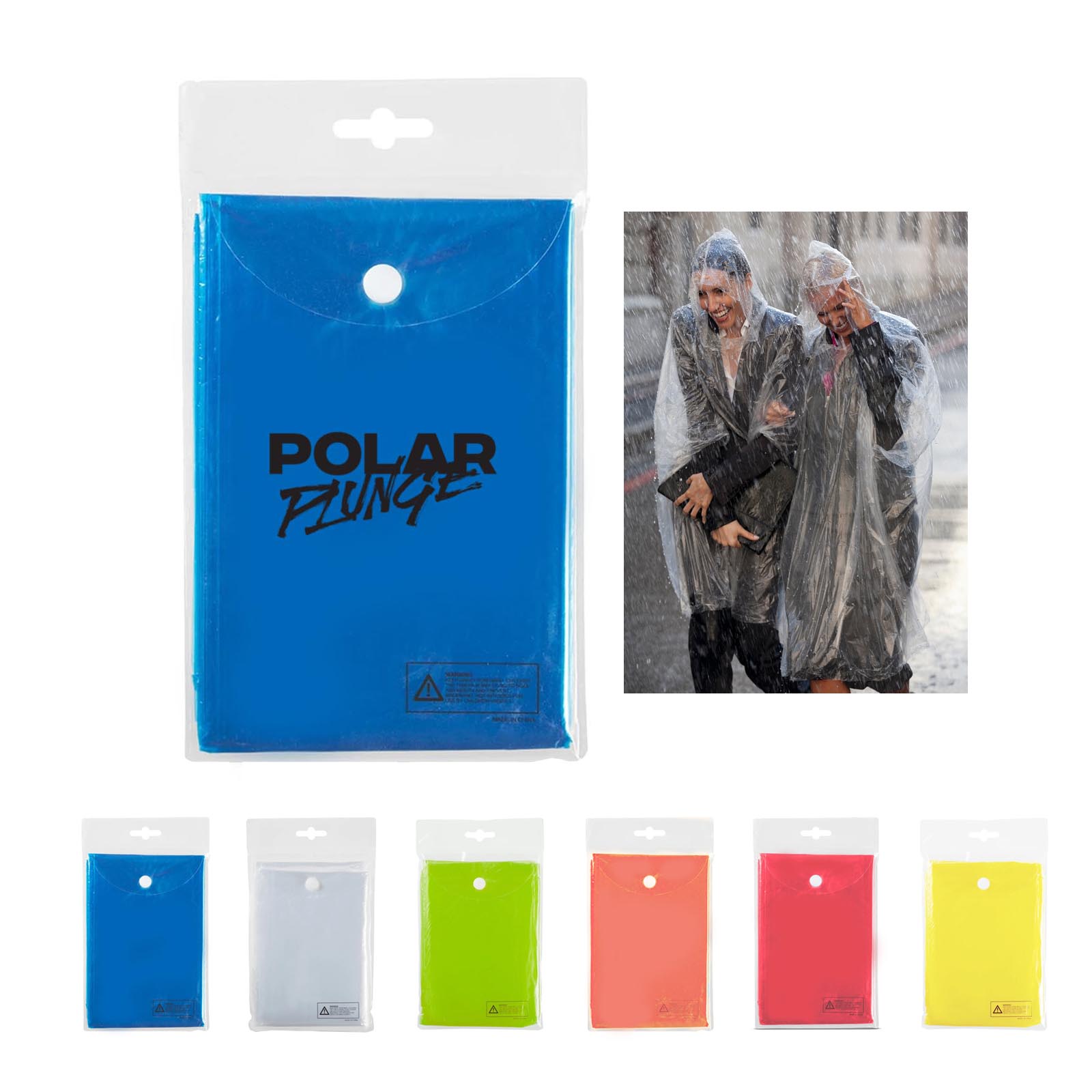 Disposable Rain Poncho 1