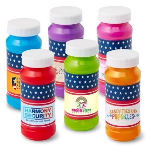 4 Oz. Patriotic Bubbles w/Full Color Digital Label 1 4 Oz. Patriotic Bubbles w/Full Color Digital Label 1