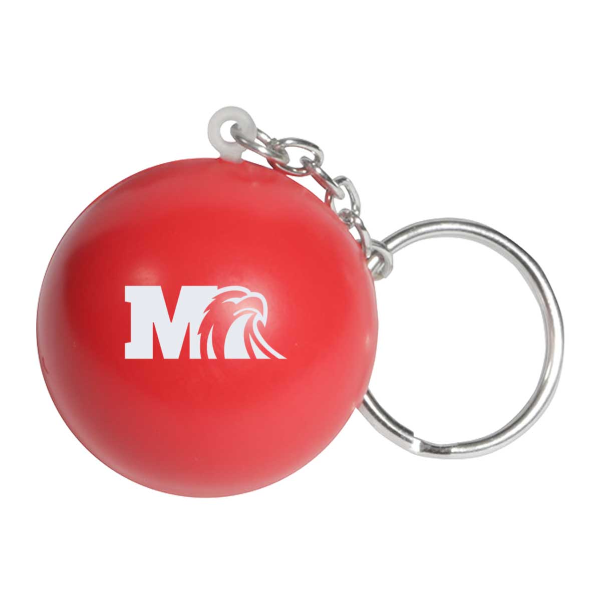 Round Stress Ball Keychain 1
