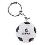 Soccer Ball Stress Reliever Keychain - White/Black Soccer Ball Stress Reliever Keychain - White/Black