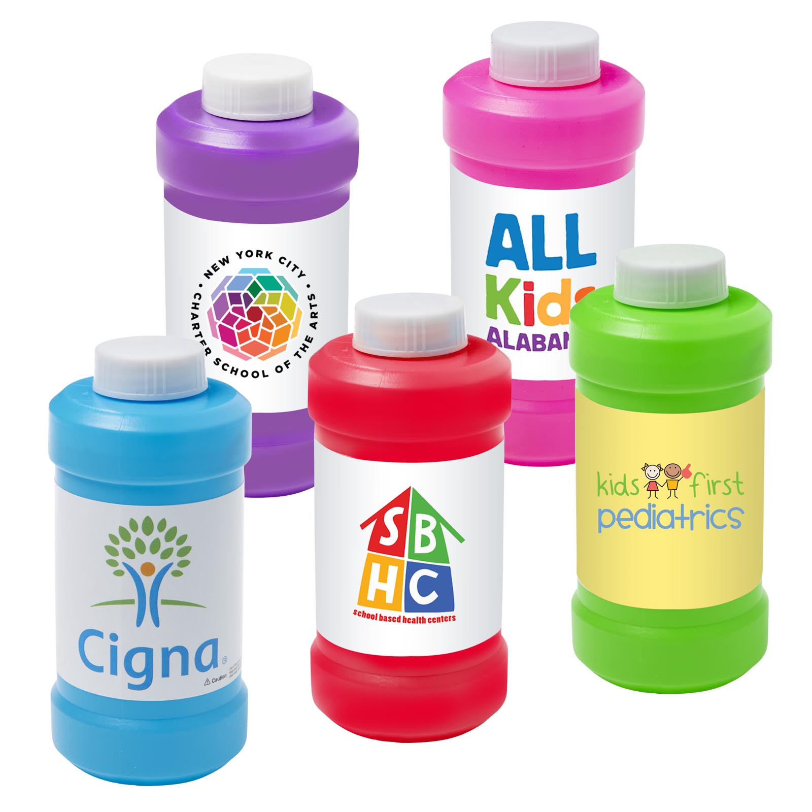 8 Oz. Bubbles w/Full-Color Digital Label 1
