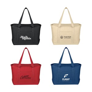 Large 24 oz. Starboard Cotton Canvas Tote Bag 1 Large 24 oz. Starboard Cotton Canvas Tote Bag 1