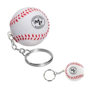 Baseball Stress Reliever Keychain 1 Baseball Stress Reliever Keychain 1