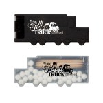 Tractor-Trailer Mints & Picks - Frosted White/Solid Black Tractor-Trailer Mints & Picks - Frosted White/Solid Black
