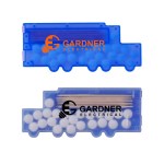 Tractor-Trailer Mints & Picks - Frosted White/Translucent Blue Tractor-Trailer Mints & Picks - Frosted White/Translucent Blue