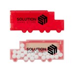 Tractor-Trailer Mints & Picks - Frosted White/Translucent Red Tractor-Trailer Mints & Picks - Frosted White/Translucent Red