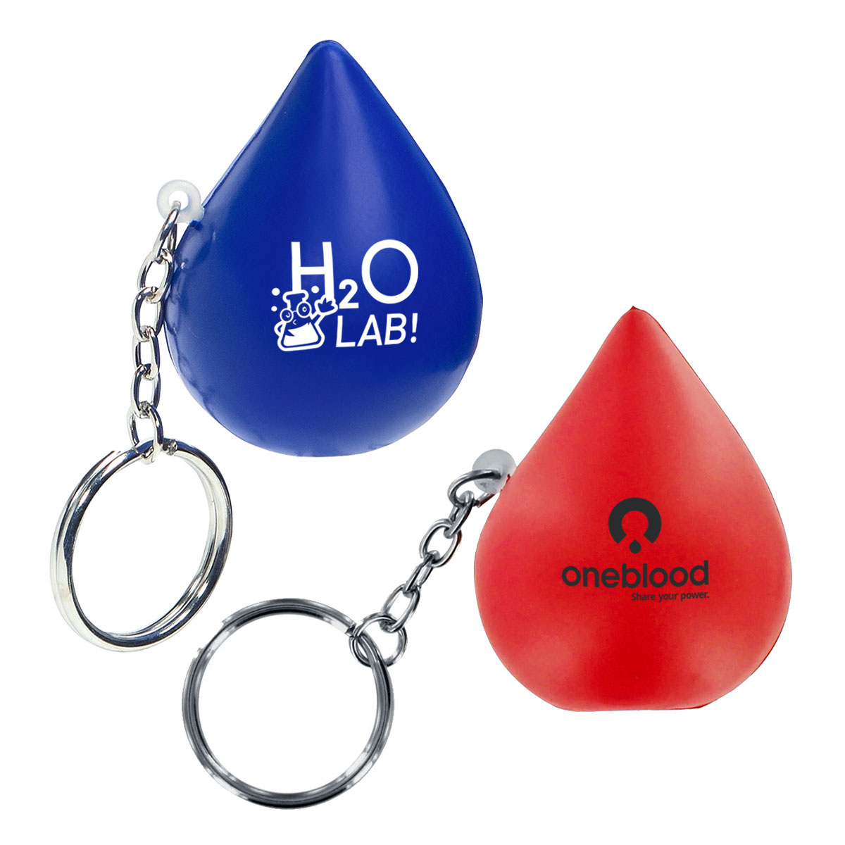 Droplet Stress Ball Keychain 1