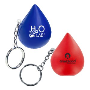 Droplet Stress Ball Keychain 1 Droplet Stress Ball Keychain 1