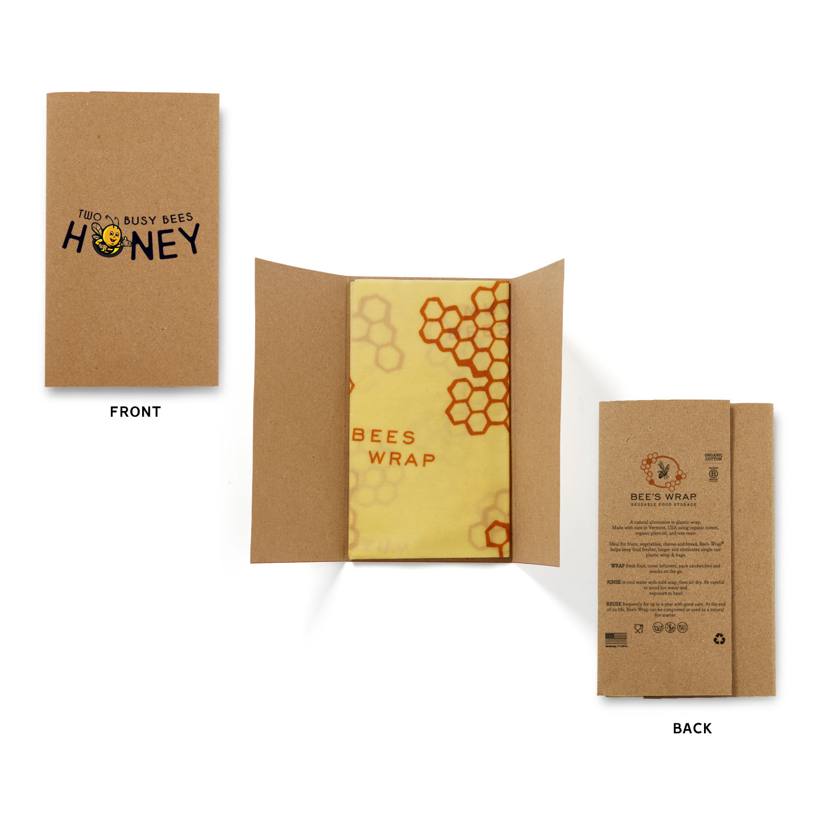 Set of 3 Bee%27s Wrap 1
