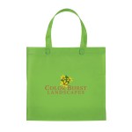 Full Color Non Woven Mini Shopper Recycled Tote Bag - Lime Green Full Color Non Woven Mini Shopper Recycled Tote Bag - Lime Green