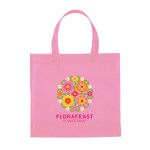 Full Color Non Woven Mini Shopper Recycled Tote Bag - Pink Full Color Non Woven Mini Shopper Recycled Tote Bag - Pink
