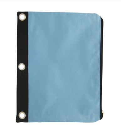 Zippered Pouch for 3-Ring Binder 1
