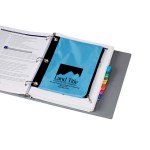 Zippered Pouch for 3-Ring Binder - Blue Zippered Pouch for 3-Ring Binder - Blue