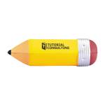 Pencil Stress Reliever - Yellow/Black/Red/White Logo Pencil Stress Reliever - Yellow/Black/Red/White Logo