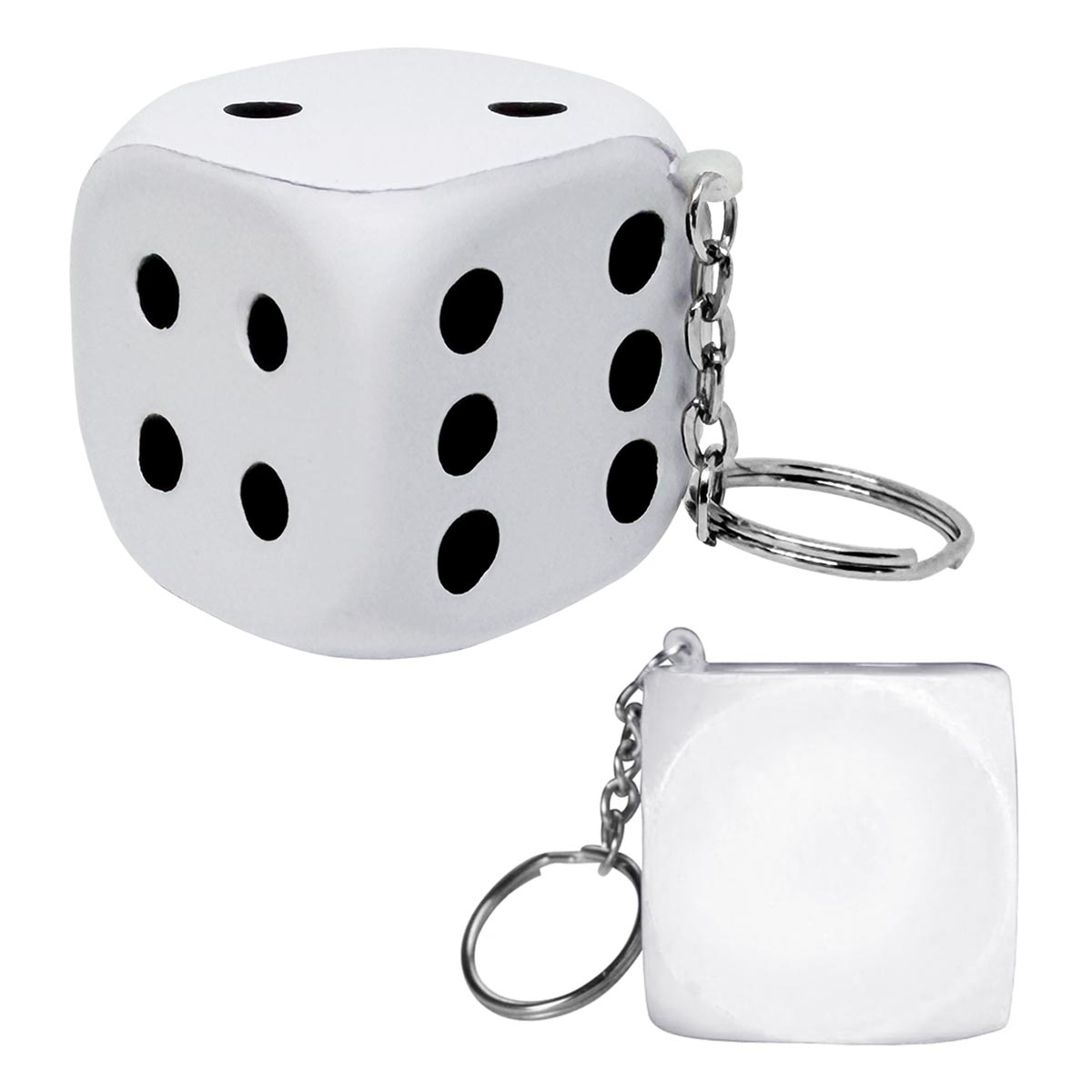 Dice Stress Ball Keychain 1