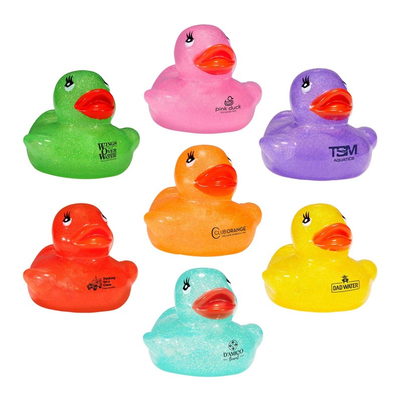 2" Pastel Glitter Rubber Duck 1 2" Pastel Glitter Rubber Duck 1