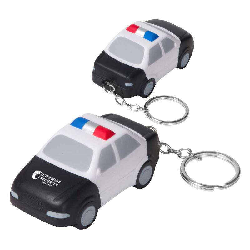 Police Car Stress Ball Keychain 1 Police Car Stress Ball Keychain 1