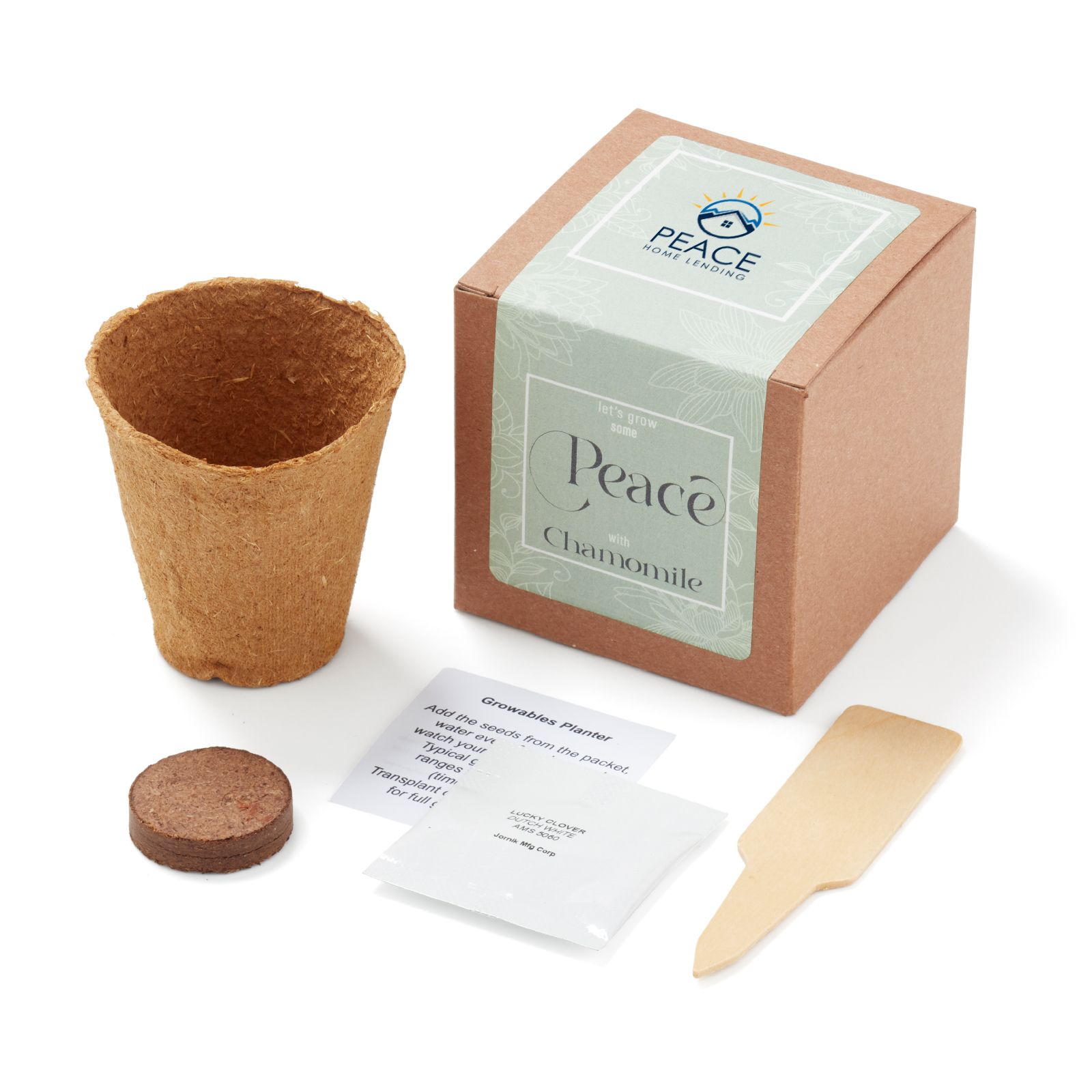 Grow Some Peace Planter in Gift Box 1 Grow Some Peace Planter in Gift Box 1