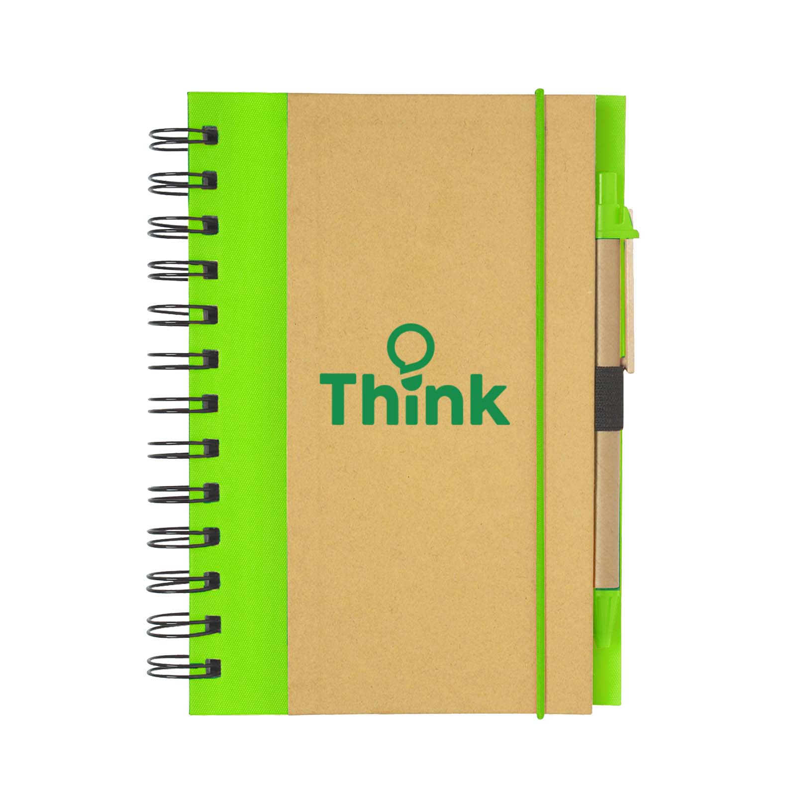 Eco-Inspired Hardcover Notebook & Pen 1