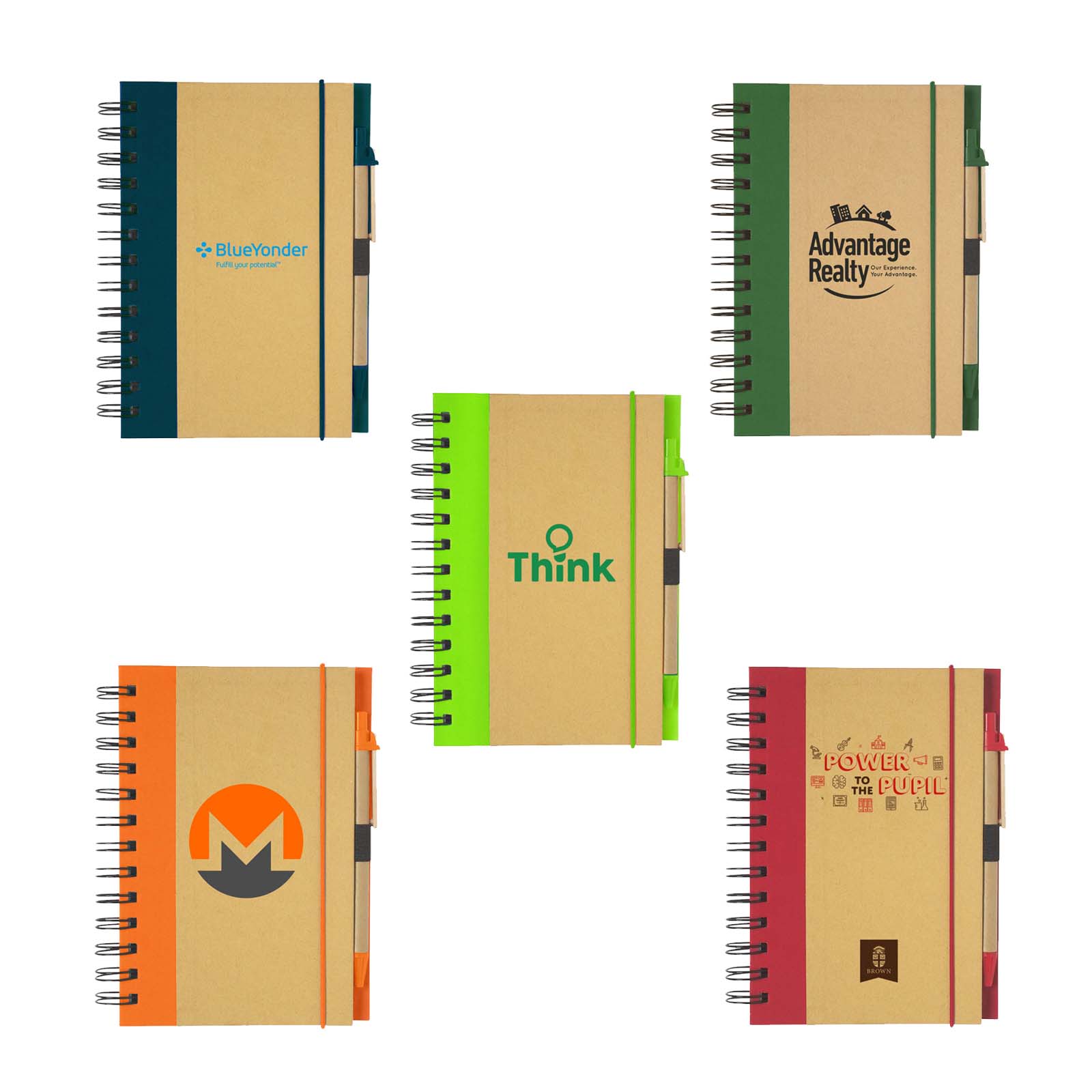 Eco-Inspired Hardcover Notebook & Pen 1