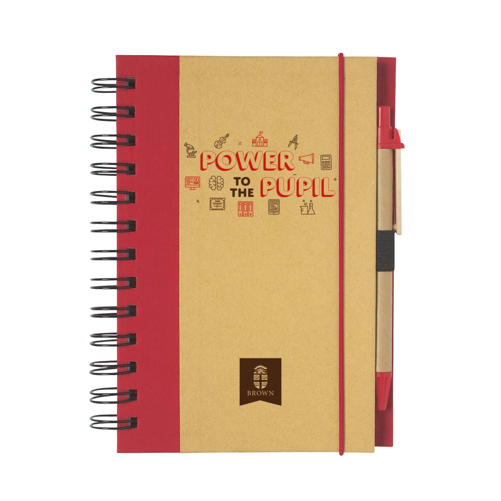 Eco-Inspired Hardcover Notebook & Pen 1