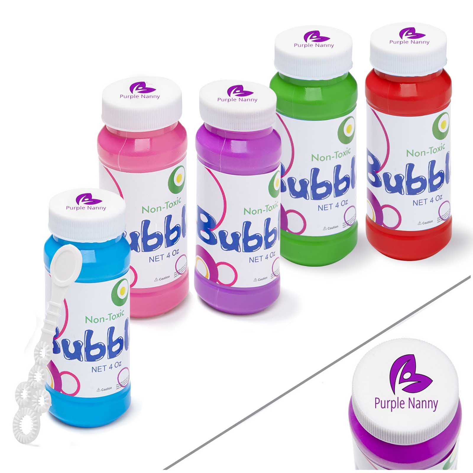 4 Oz. Bubbles w/Cap Imprint 1