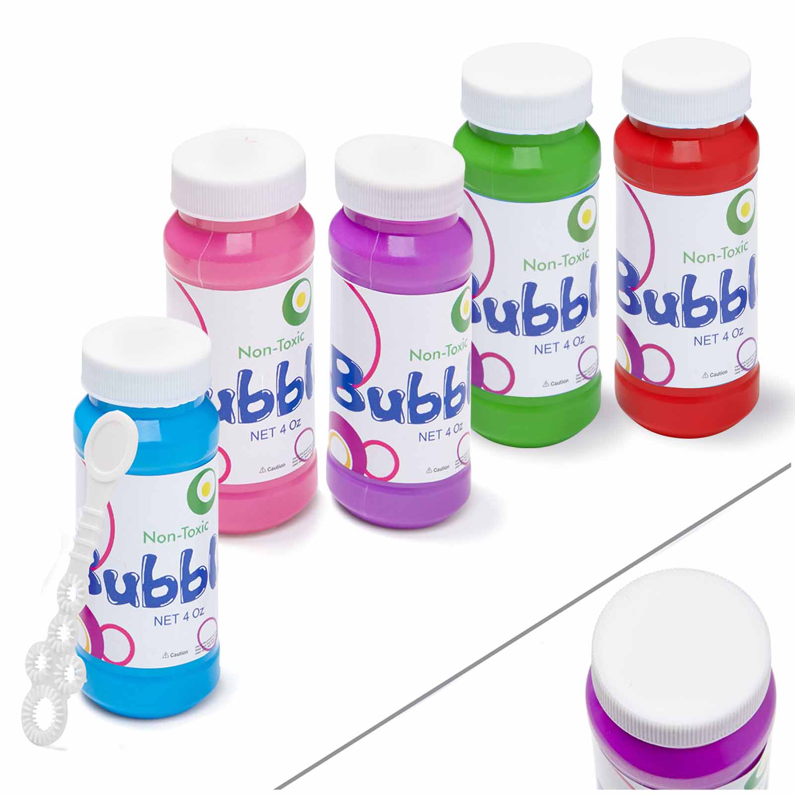 4 Oz. Bubbles w/Cap Imprint 1