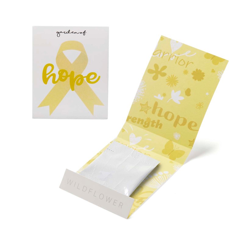 Yellow Ribbon Garden of Hope Matchbook 1 Yellow Ribbon Garden of Hope Matchbook 1