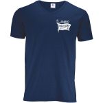 Men's 50/50 V-Neck T-Shirt Screen Print 4 Men's 50/50 V-Neck T-Shirt Screen Print 4