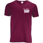 Men%27s 50/50 V-Neck T-Shirt Screen Print 1 Men%27s 50/50 V-Neck T-Shirt Screen Print 1