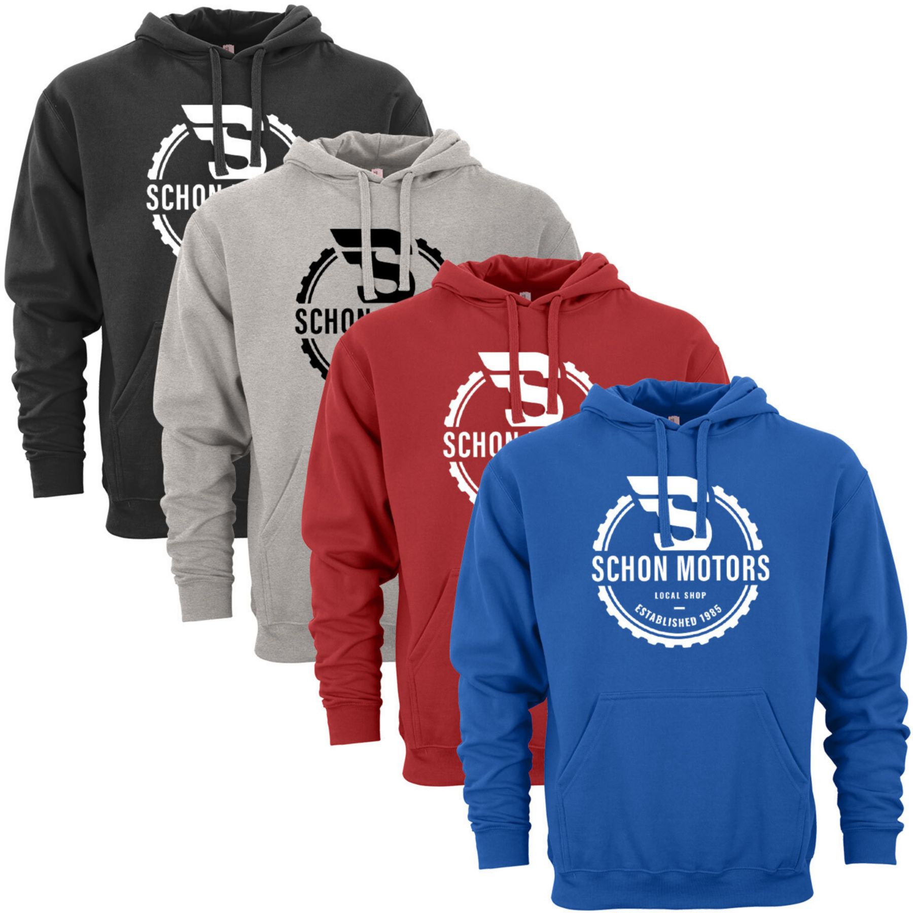 M&O Unisex Pullover Hoodie Screened 1