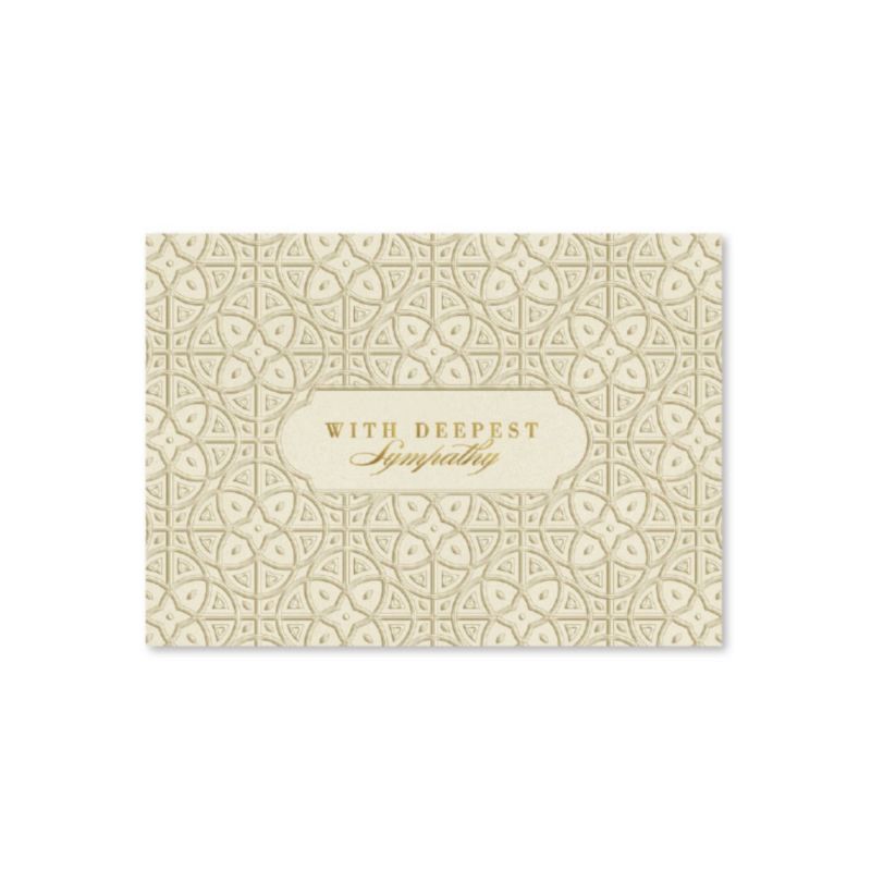 Deepest Sympathy Greeting Card 1 Deepest Sympathy Greeting Card 1