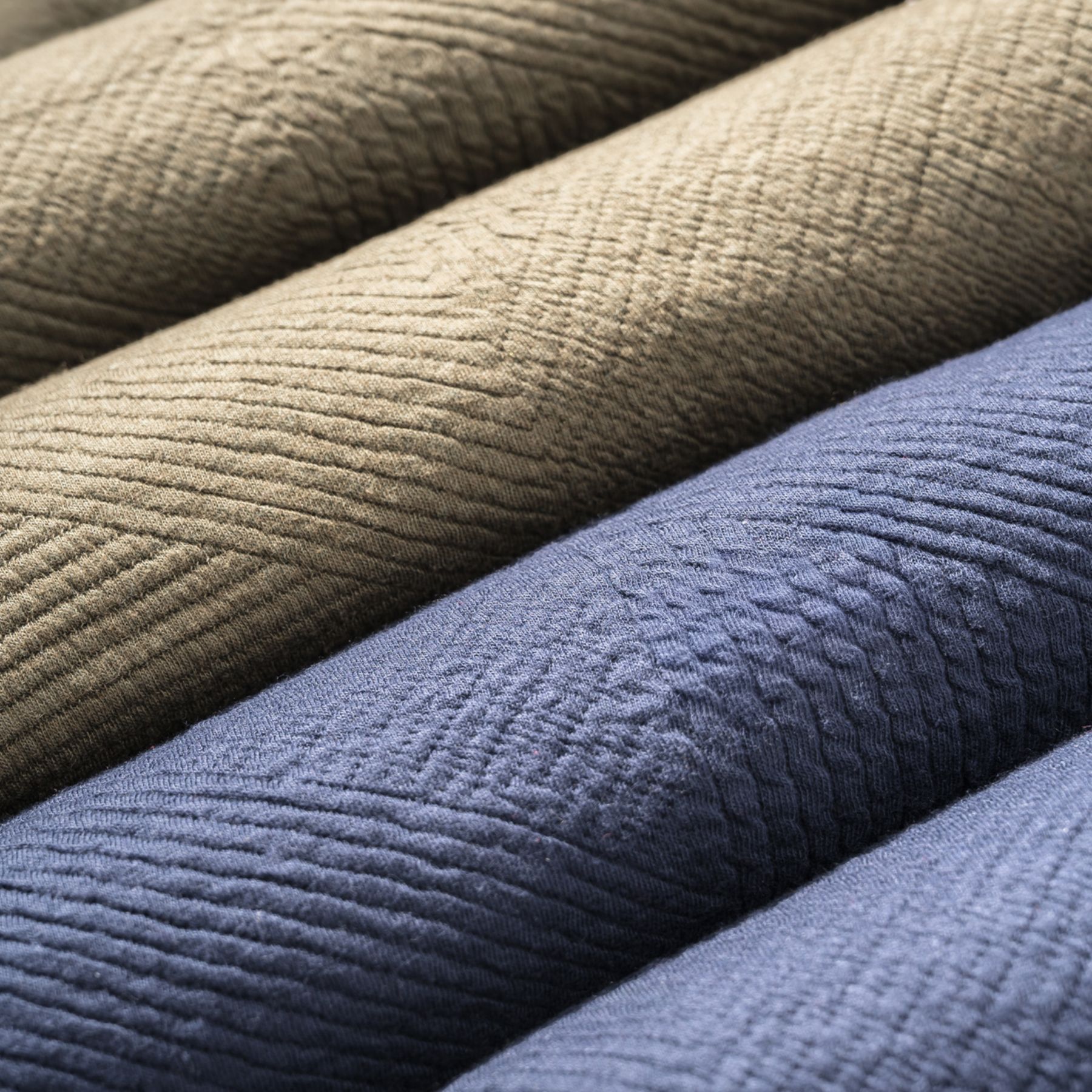 Unisex Zig Zag Texture Crew - Full Color 1