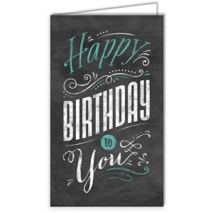 Chalkboard Birthday Card 1 Chalkboard Birthday Card 1