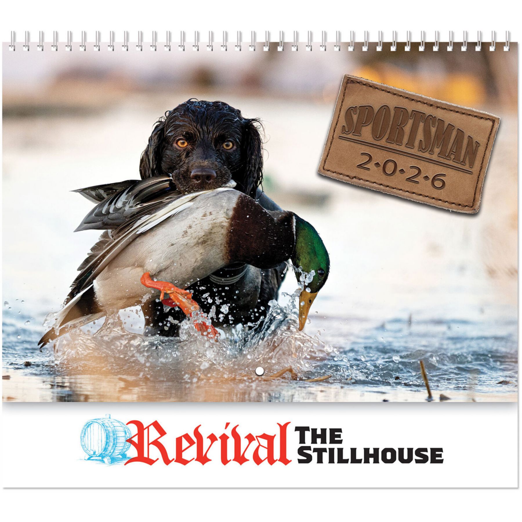 Full Color Sportsman Spiral Wall Calendar 1