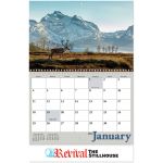 Full Color Sportsman Spiral Wall Calendar 3 Full Color Sportsman Spiral Wall Calendar 3