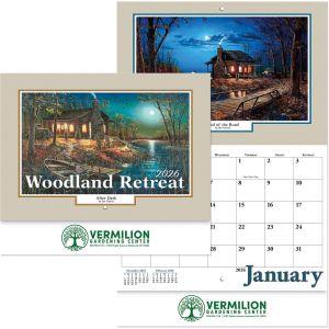 Woodland Stapled Wall Calendar 1 Woodland Stapled Wall Calendar 1