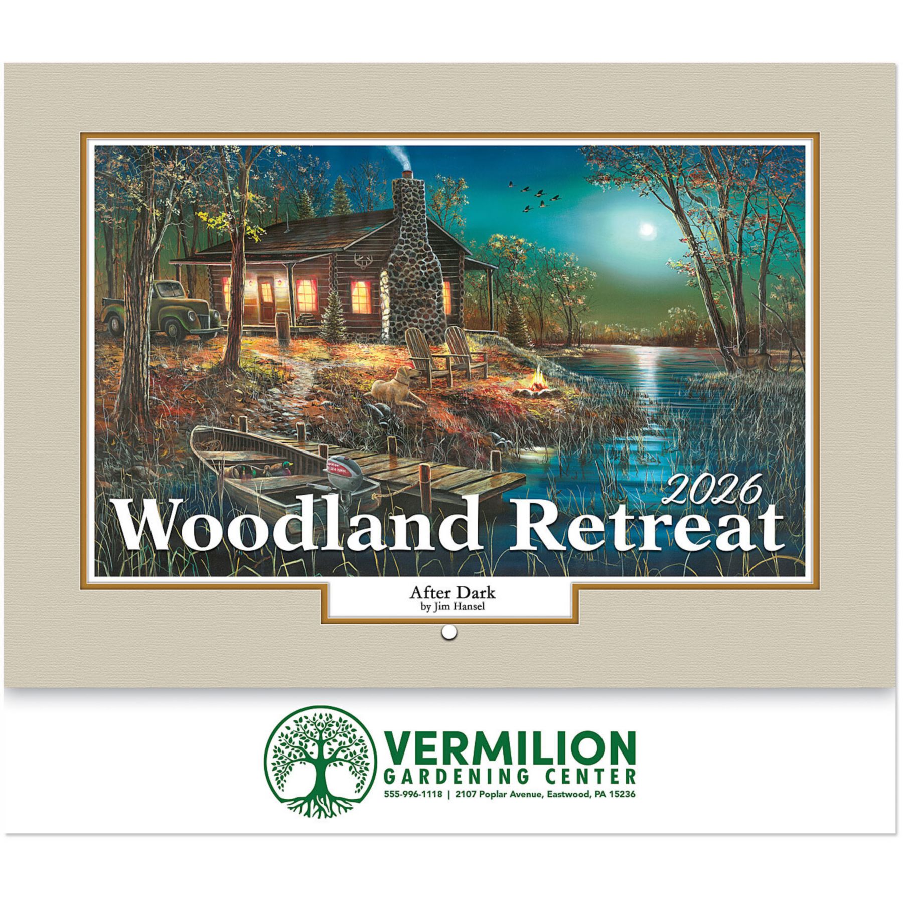 Woodland Stapled Wall Calendar 1
