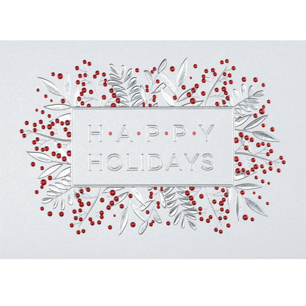 Leaves & Berries Holiday Card 1 Leaves & Berries Holiday Card 1