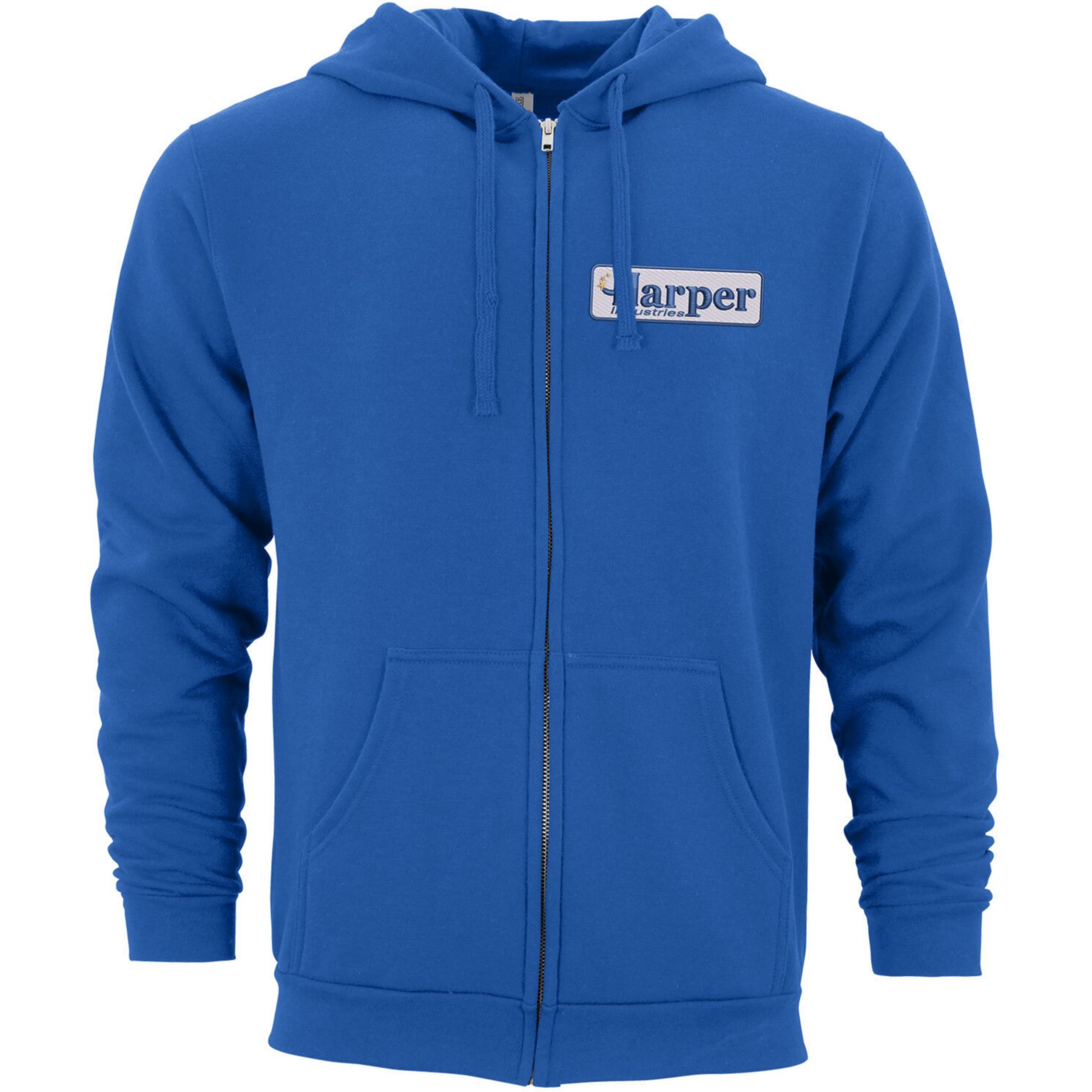 M&O Unisex Zipper Hoodie Embroidered 1
