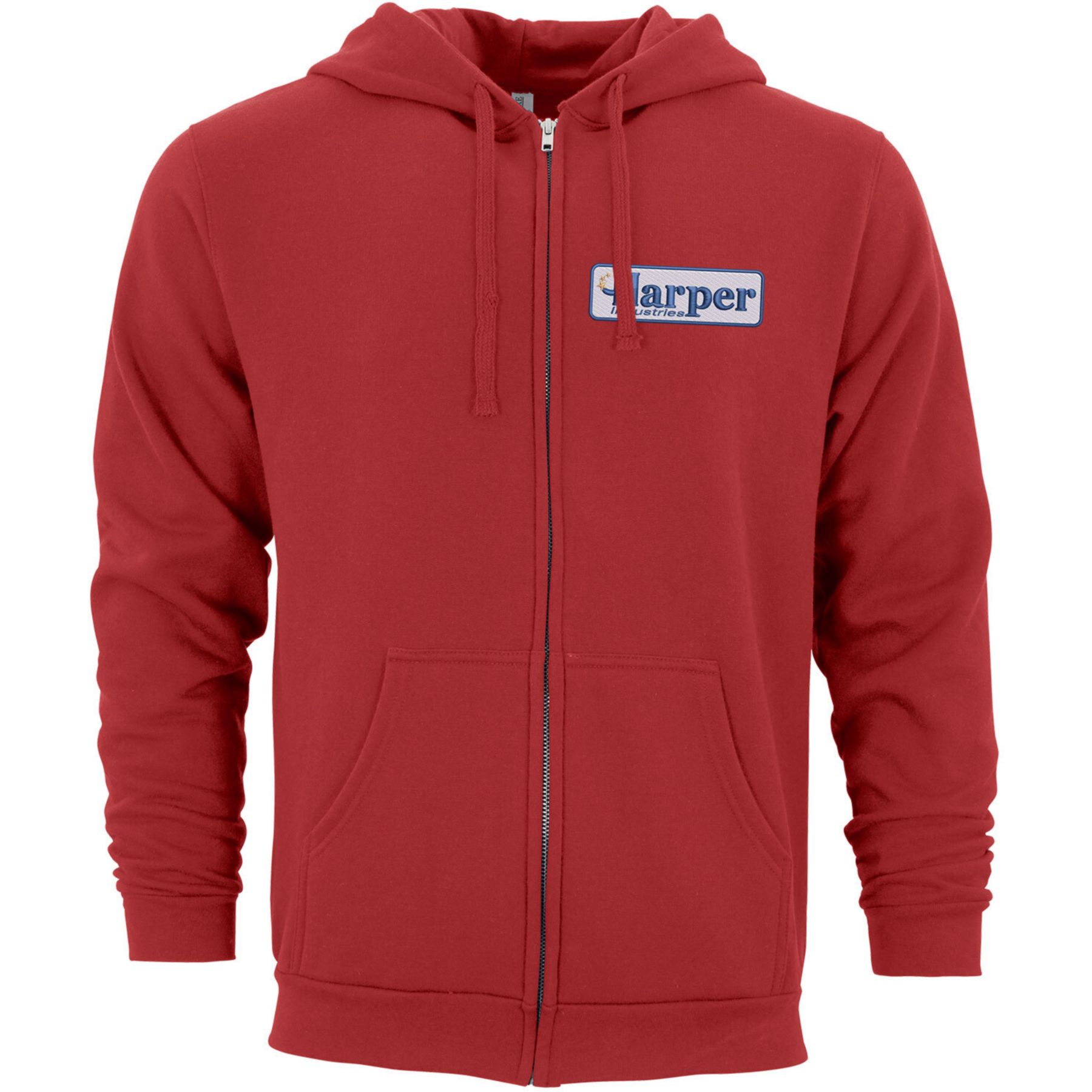 M&O Unisex Zipper Hoodie Embroidered 1