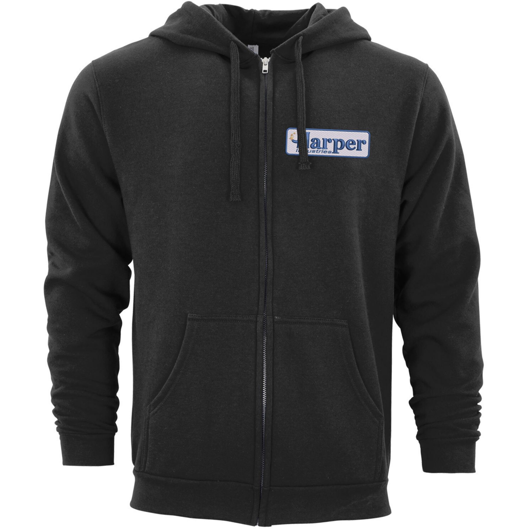 M&O Unisex Zipper Hoodie Embroidered 1
