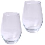 4 Piece Etched Stemless Wine Glass 6 4 Piece Etched Stemless Wine Glass 6
