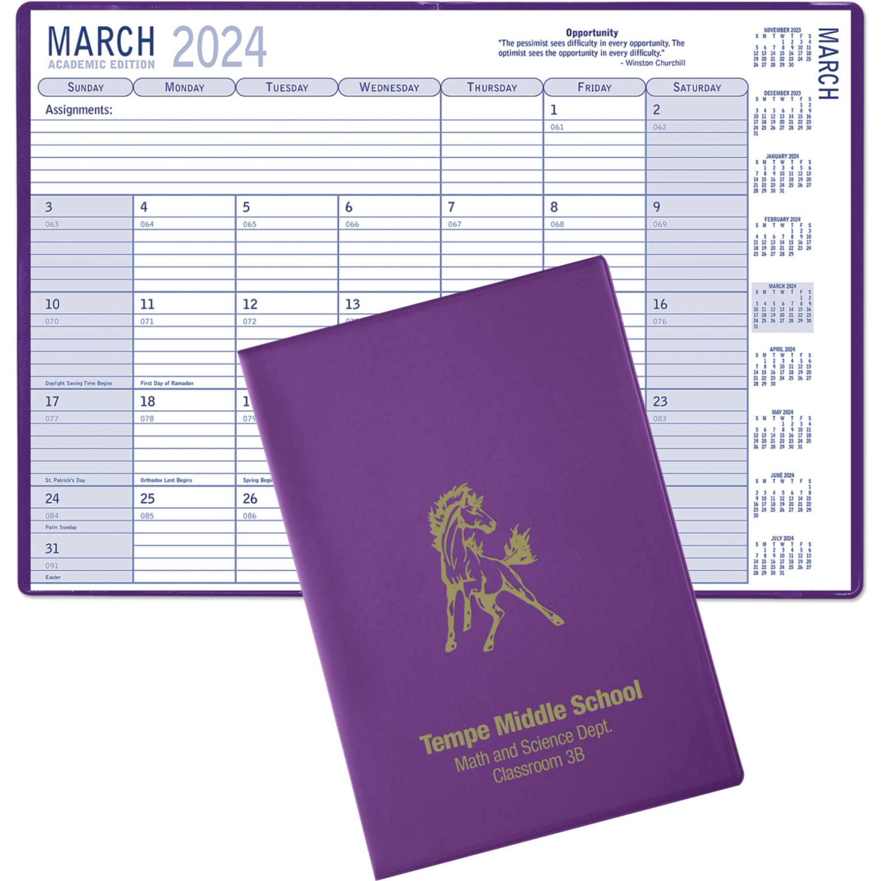 Lexington 7x10 Academic Planner 1