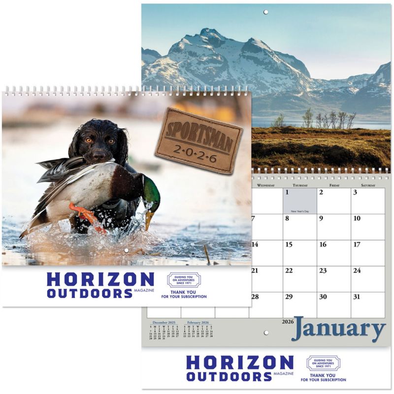 Sportsman Wall Cal Spiral 1 Sportsman Wall Cal Spiral 1