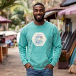 Unisex Crewneck W/Kangaroo Pocket-Full Color 1 Unisex Crewneck W/Kangaroo Pocket-Full Color 1