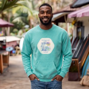 Unisex Crewneck W/Kangaroo Pocket-Full Color 1 Unisex Crewneck W/Kangaroo Pocket-Full Color 1